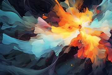 Abstract art background design. Generative AI