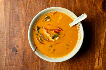 Thai coconut chicken soup