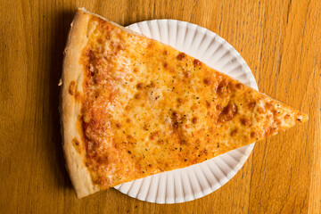 Slice of plain pizza