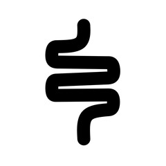 intestine icon with simple design