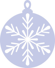 Vector Illustration Cute Christmas Snow Flakes