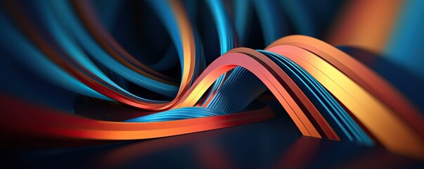 Abstract digital background. Can be used for technological processes, neural networks and AI, digital storages, sound and graphic forms, science, education, etc.