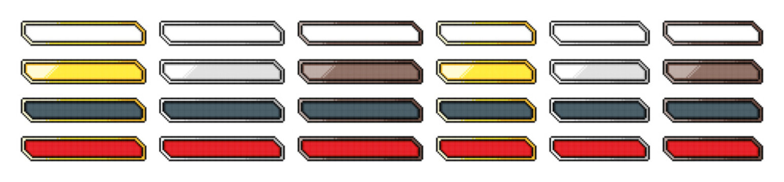 ドット絵 タイトルフレームセット02