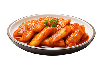 tteokbokki on plate