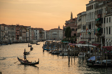 Fototapeta na wymiar Venedig bei Sonnenuntergang