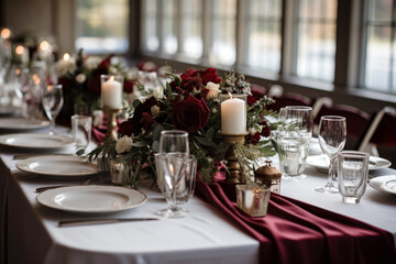 wedding table setting 