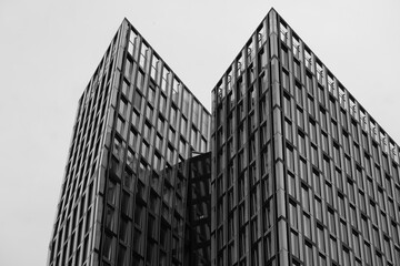 Sleek modern office in timeless monochrome