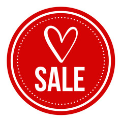 Like follow heart SALE red sticker stamp sign business