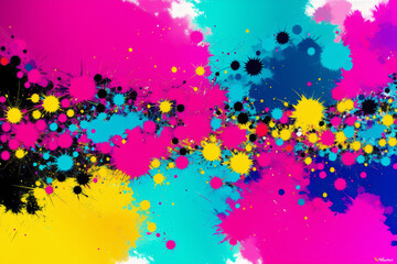 A beautiful abstract colorful background. Copy space. Generative AI