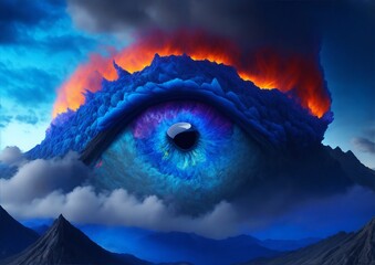eye in mountain