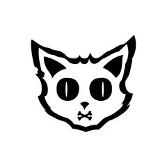 Cat skull icon