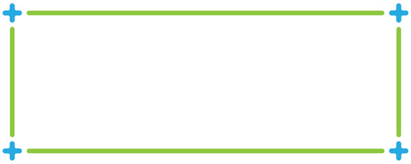 Obraz premium Colourful Simple Geometric Label Textbox