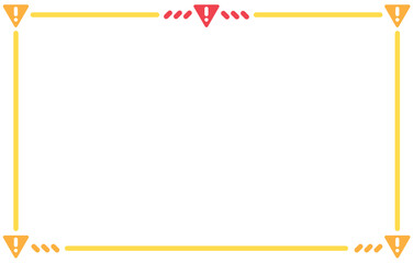  Colorful Simple Warning Wide Frame Textbox