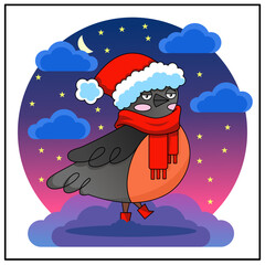 children's educational game. drawing. illustration. children's illustration. New Year. Christmas. 