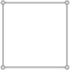  Simple Geometric Outline Square Frame Textbox
