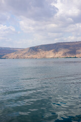 The Sea Of Galilee in Tiberias, Israel, Where Jesus walked on the water