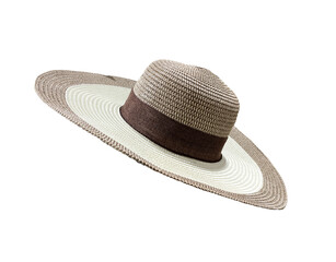 straw hat isolated