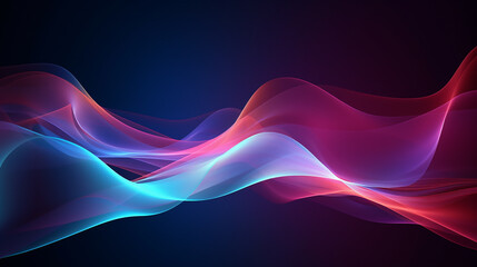 abstract wave Shiny moving wave design element. Modern purple blue gradient flowing wave. Abstract wave technology futuristic glowing blue and red curved dark blue background.