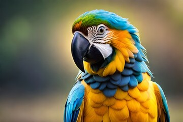 Obraz premium blue and yellow macaw