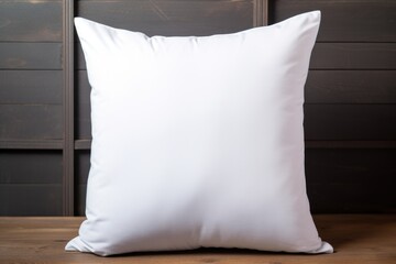 down alternative pillow placed on a velvet surface