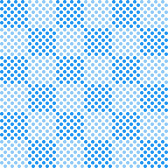 Blue checker pattern with dot inside. checker seamless pattern vector. checker pattern. Decorative elements, floor tiles, wall tiles, bathroom tiles, swimming pool tiles.