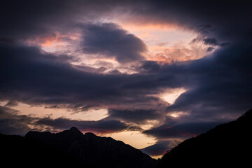 First autumn sunset from my home