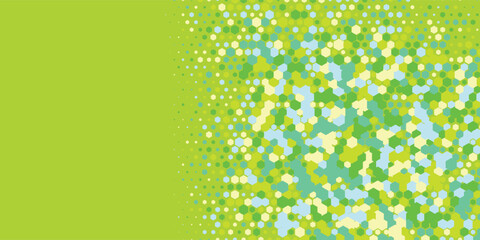 Geometric abstract Hexagon multi Color Background