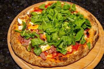Authentic rustic Italian pizza, 