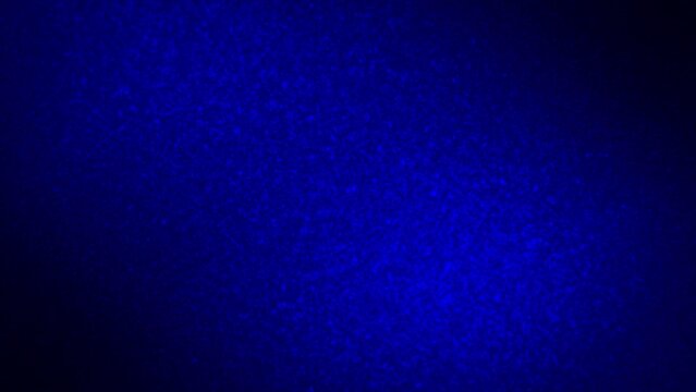 Blue color glowing technology particle moving over dark background, futuristic particles background