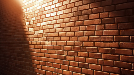Brick wall from an angle