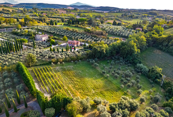 Landscape view of Montepulciano,Tuscany, Italy