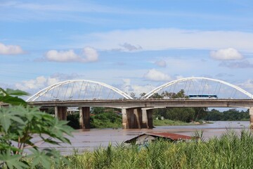 railway bridge over the river