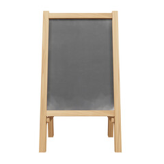 blank blackboard isolated on white