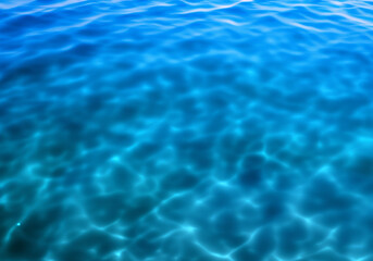 海と水のイメージ　青い曲線の背景