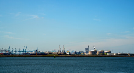 LNG and container terminals near Rotterdam, Netherlands
