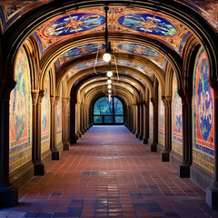Fototapeta premium arches of the cathedral of the holy sepulchre architecture, arch, corridor, church, interior, stone, cathedral, old, building, abbey, medieval, cloister, arches, light, palace, column, 