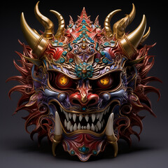 Exquisite Japanese Oni Masks: Discover craftsmanship at its peak with Japanese Oni masks—crafted from wood, metal, bone, adorned with gemstones—a testament to artistry.