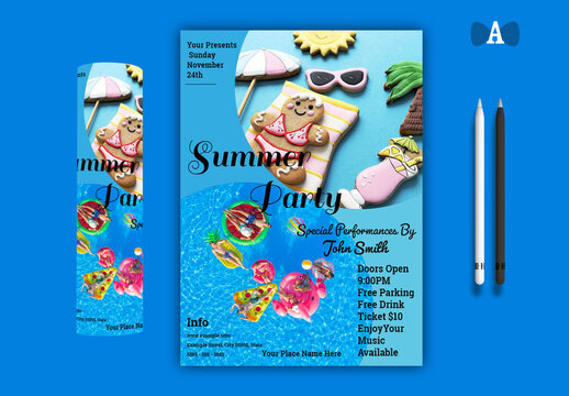 Summer Party Flyer Template
