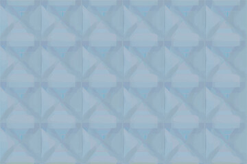 Geometric square splicing pattern, From my Blue Monochrome series