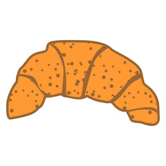 Croisant illustration vector illustration
