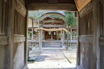 パワースポットの廣瀬神社の入口
