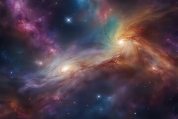 Fototapeta premium Diverse cosmic landscape concept