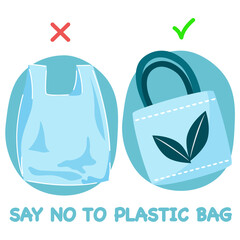 International Plastic Bag icon vector illustration asset element