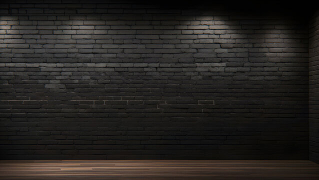 Brick wall and floor