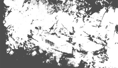 Abstract grunge marble background in black and white. Paint liquid splashes. Rough acrylic paint surreal structure. Modern digital backdrop. Cracks, scuffs, scratches. Ink slaps. Stone, rock surface