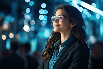 portrait of a woman in the office