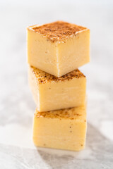 Christmas Eggnog fudge