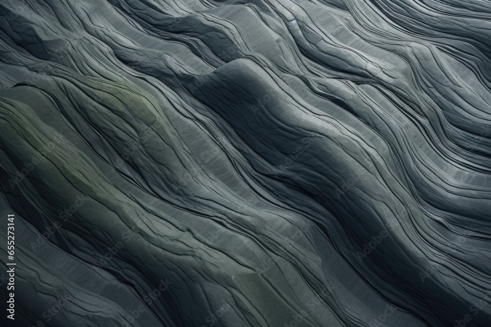 Poster A close-up view of a wave pattern on a surface. This image can be used to depict the beauty of nature or as a background texture for various design projects.