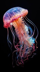 Stunning jellyfish captured underwater display beauty