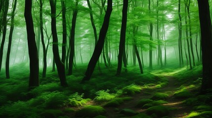 Morning in the forest